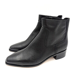 Cole Haan Naia Pointed Toe Block Heel Booties Women's Black Size US6.5B